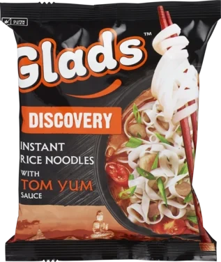 Instant Noodles Tomyum Gl.Fri 65g Glads