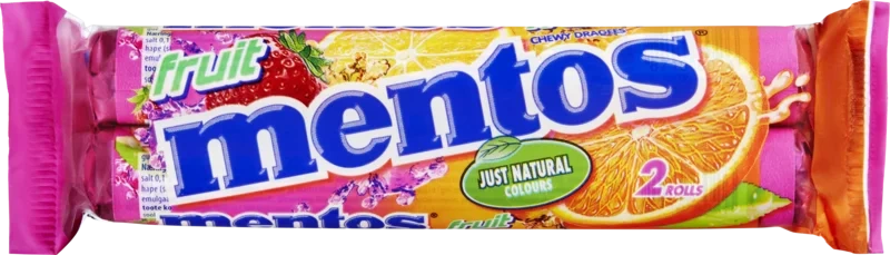Mentos Fruit 2pk 76g