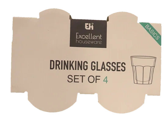 Glass sett 4x300 ml