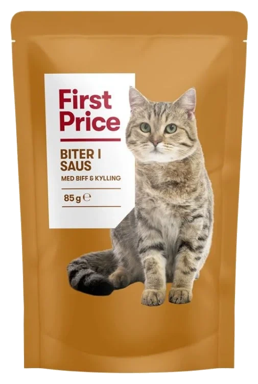 Våtfor til Katt Kylling&Okse 85g First Price