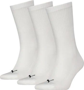 Puma 3pk New Gen Cushioned Crew Sock Hvit 43/46