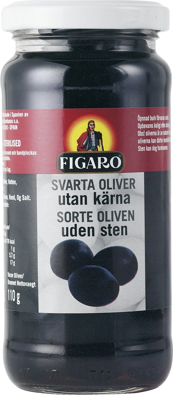 Svarta Oliver utan kärna