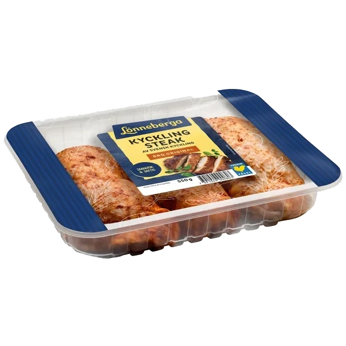 Kycklingsteak Färsk BBQ Original 550g Lönneberga