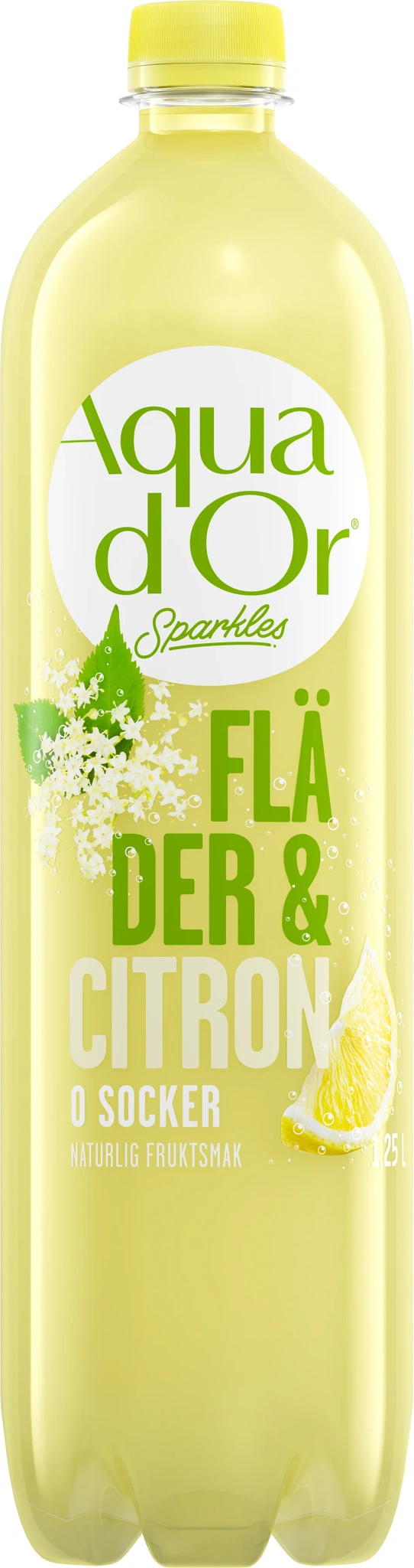 Kolsyrat vatten Fläder & citron Sockerfri
