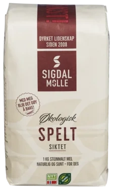 Økologisk Speltmel Siktet 2 kg