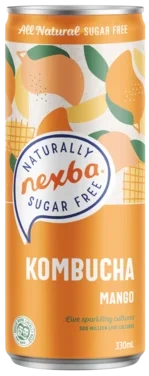Nexba Mango Kombucha 33cl bx Sleek