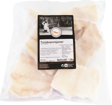 Torskeporsjoner 1kg