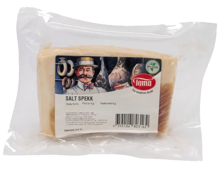 Svin Spekk Saltet Ca150g Toma Mat
