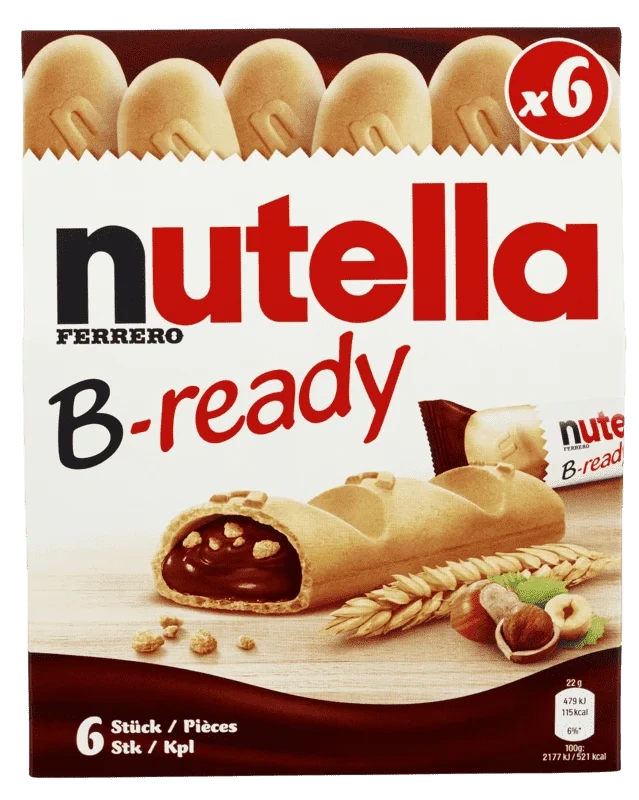 Nutella B-Ready 6pk 132g