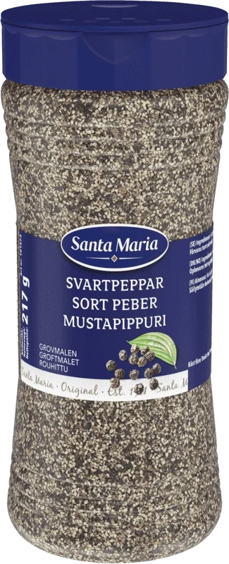 Santa Maria Grovmalt Sort Pepper 217g