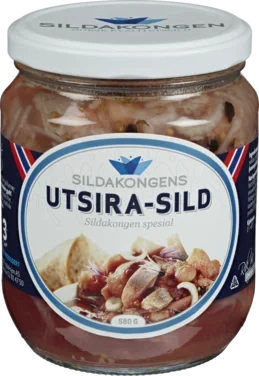 Utsirasild 580g Glass Sildakongen