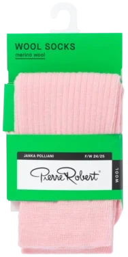 Merinoullsokk Janka Polliani x Pierre Robert - Pink - 37-40