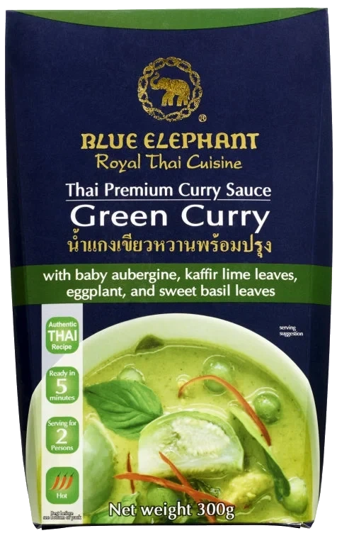 Curry Sauce Green 300g Blue Elephant