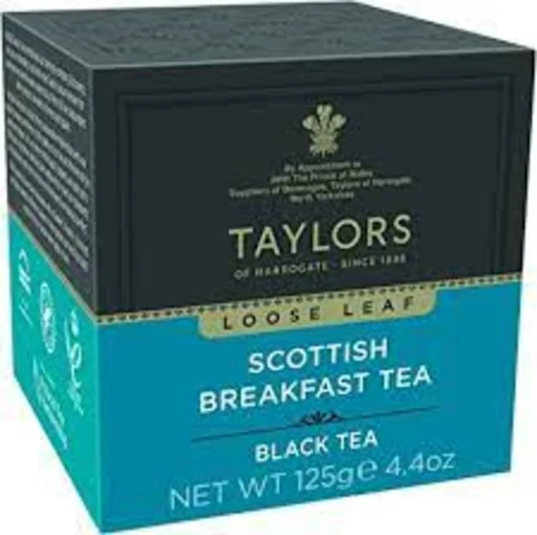 Taylors Of Harrogate Scottish Breakfast 125g, Sort Løs Te 125g