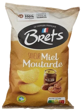 Brets Potetchips m/Honning&Sennep 125g