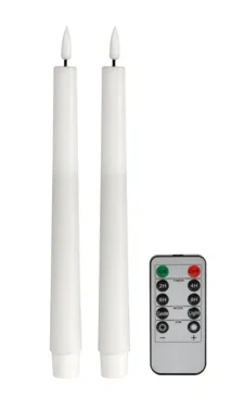 Antikklys Led 22x245mm Hvit