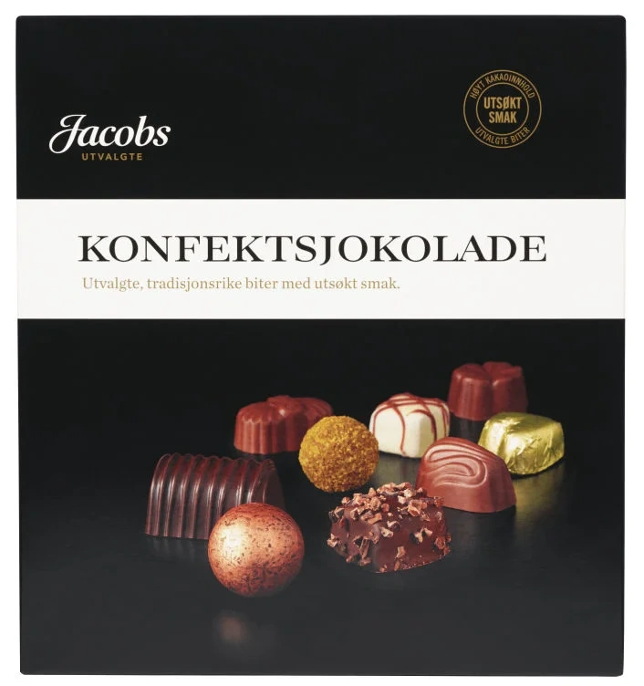 Belgisk Konfekt 310g Jacobs Utvalgte