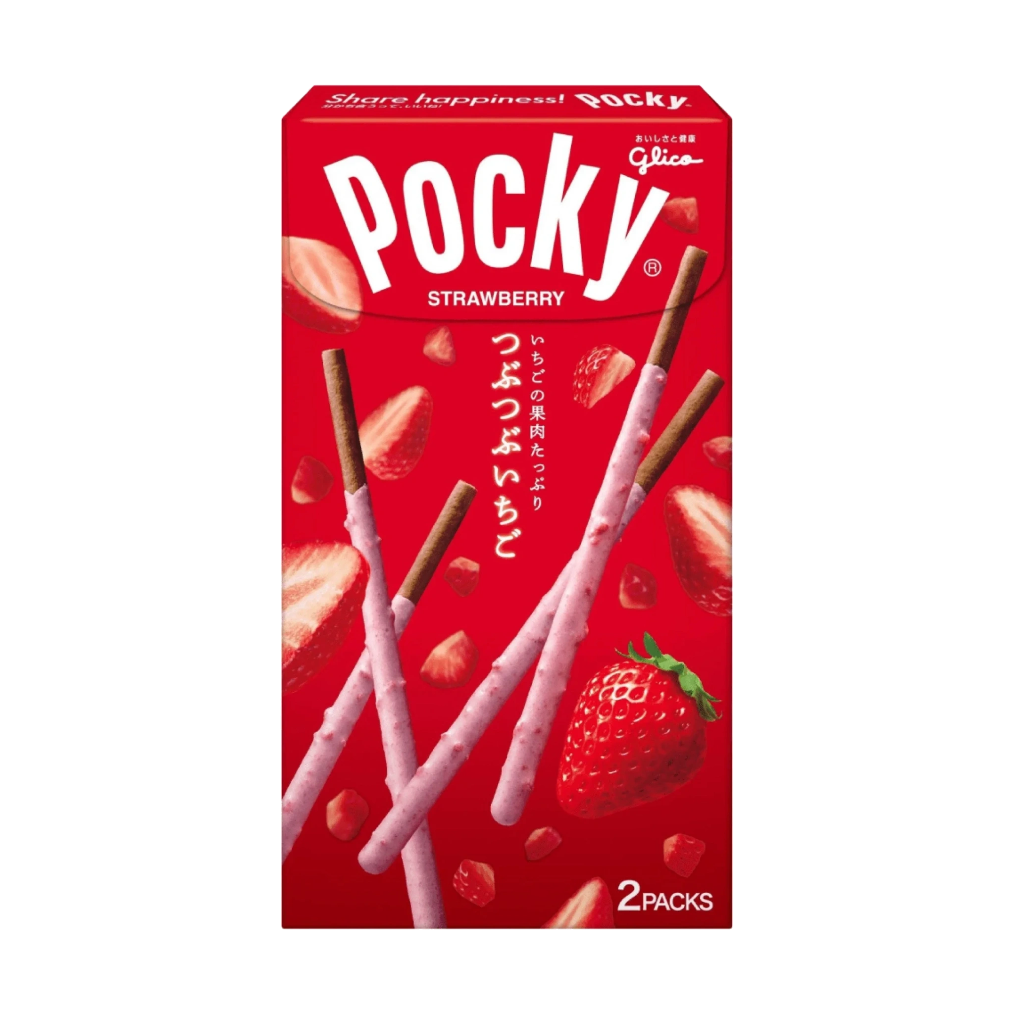 Pocky Chocolate Heartful Strawberry Chunky Bits 55g (Japan) DATOVARE