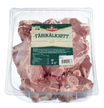Fårikålkjøtt Lam Fersk