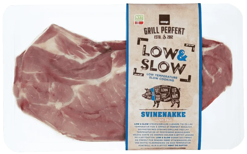 Coop Grill Perfekt Svinenakke uten Ben ca 600g
