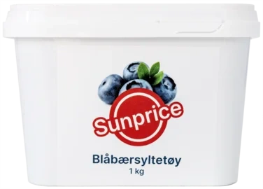 Sunprice Blåbærsyltetøy 1kg