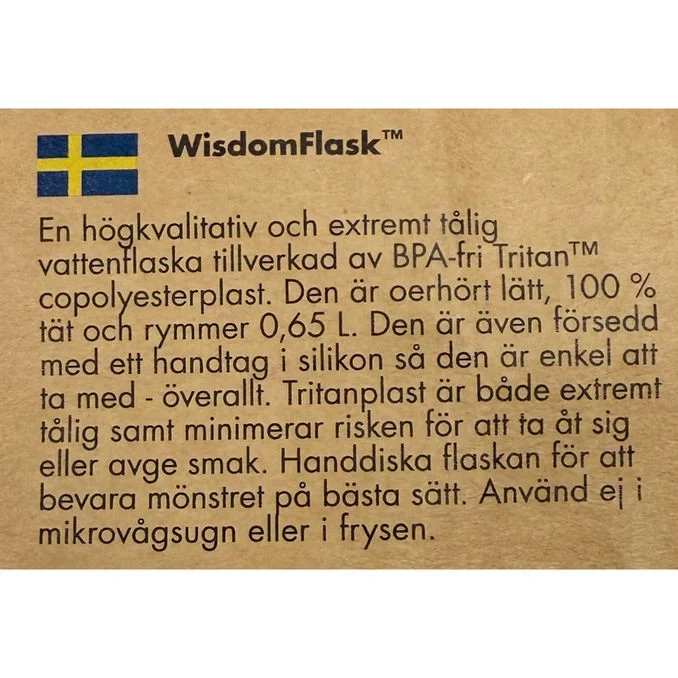 WisdomFlask Grå-Styrka 0,65 L