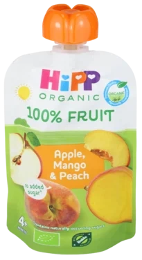 Hippis Smoothie Eple/Mango 4mnd 100g Hipp