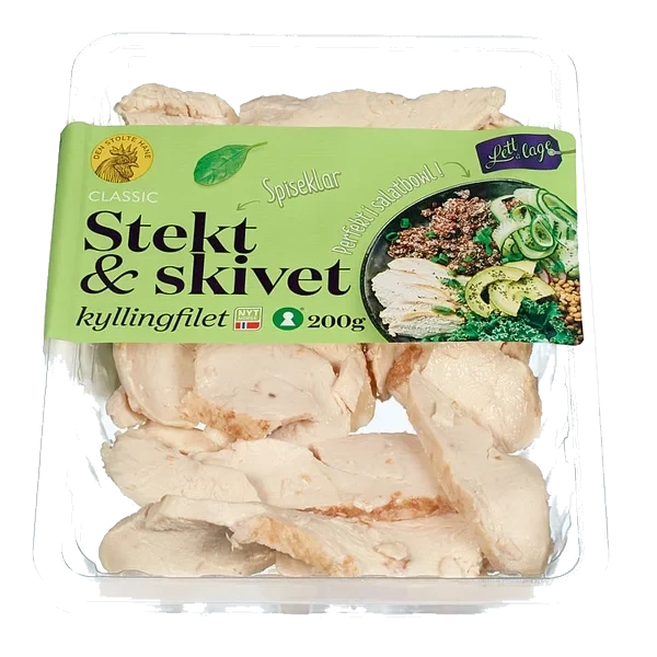 Kyllingfilet Stekt&skivet 200g Dsh