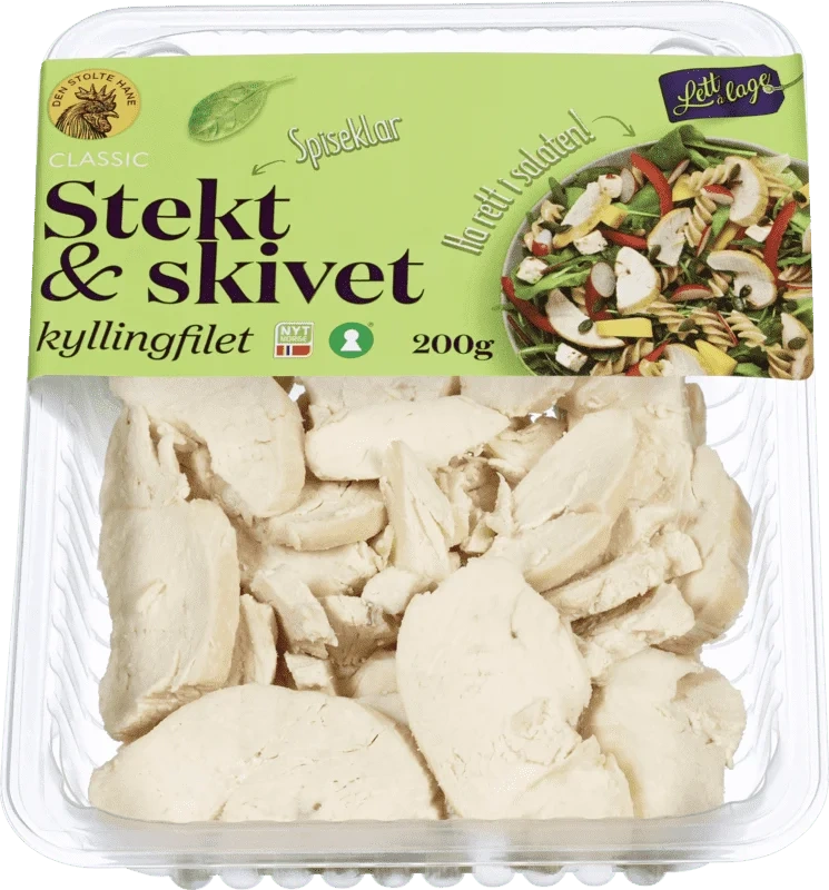 Kyllingfilet Stekt&skivet 200g Dsh