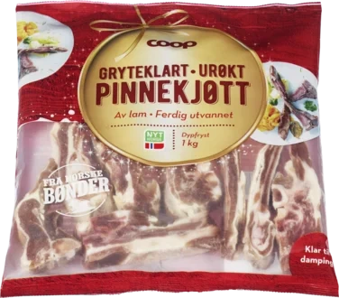 Coop Pinnekjøtt Gryteklart 1kg