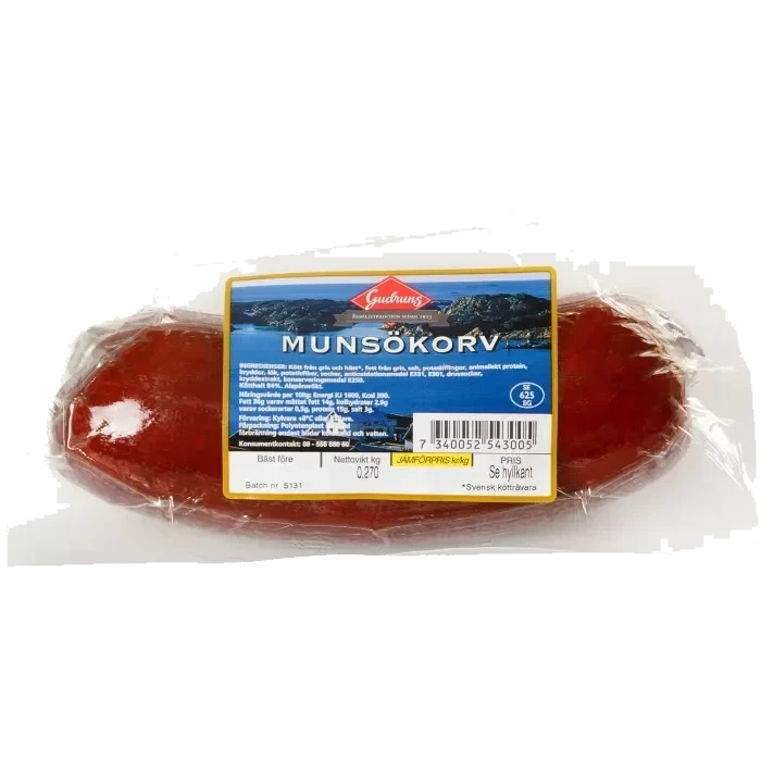 Munsökorv 270g Gudruns