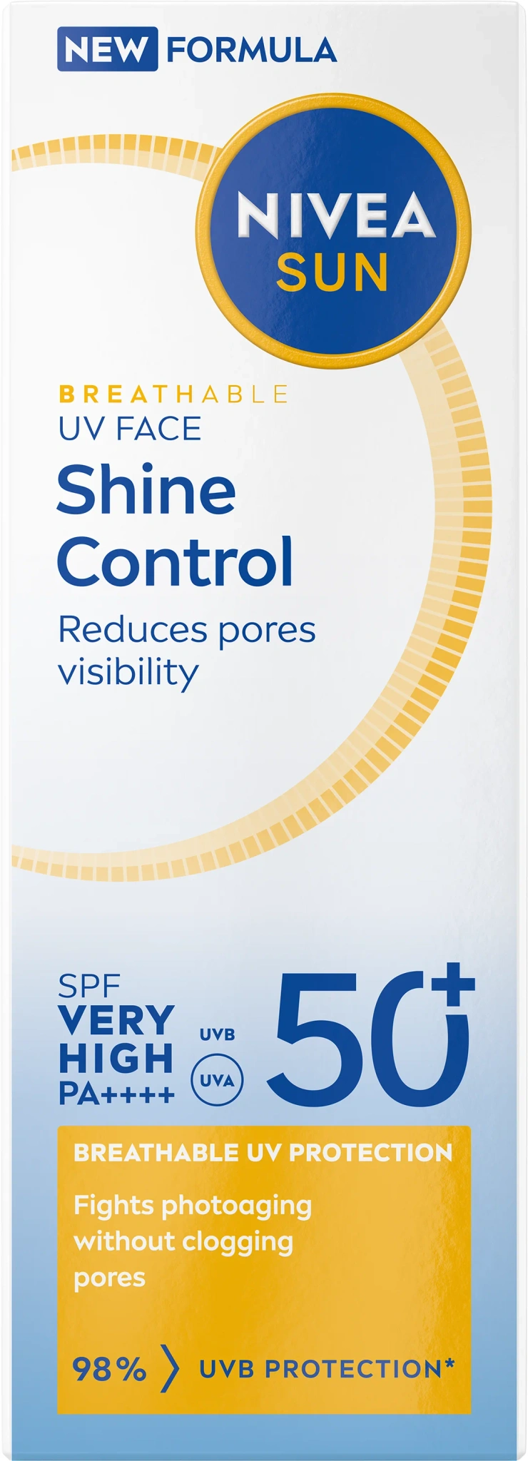 Nivea Solskydd Ansikte UV Face Shine Control SPF50+ 40 ml