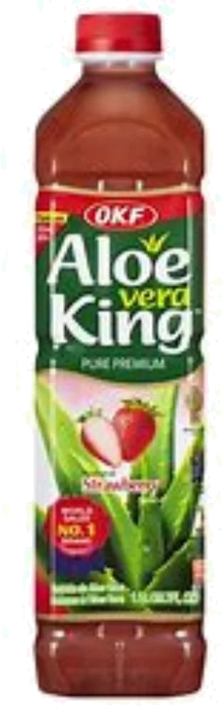 Okf Aloe Vera King Drink Strawberry 1500ml Korea