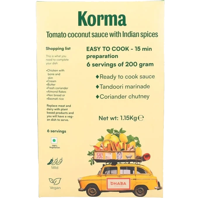 Sås Korma Tomato Coconut