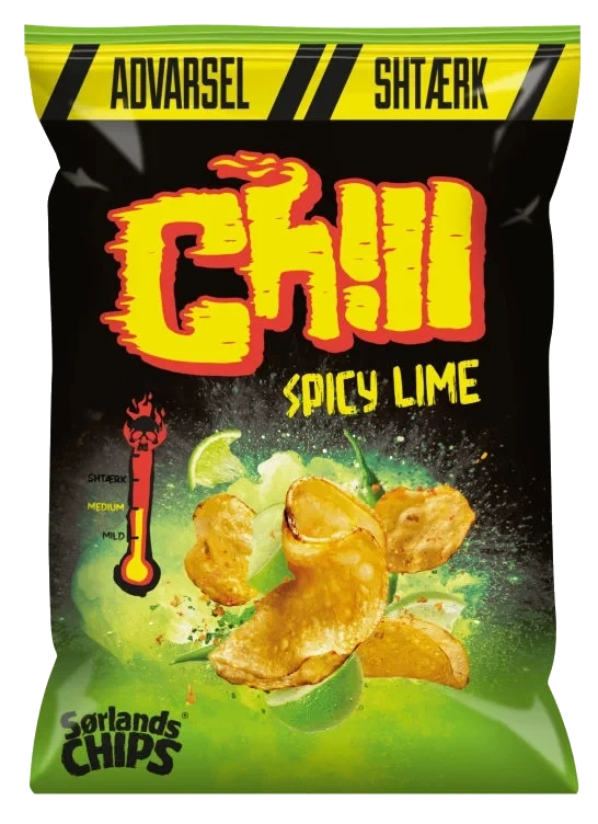Sørlandschips Chill Spicy Lime 150g