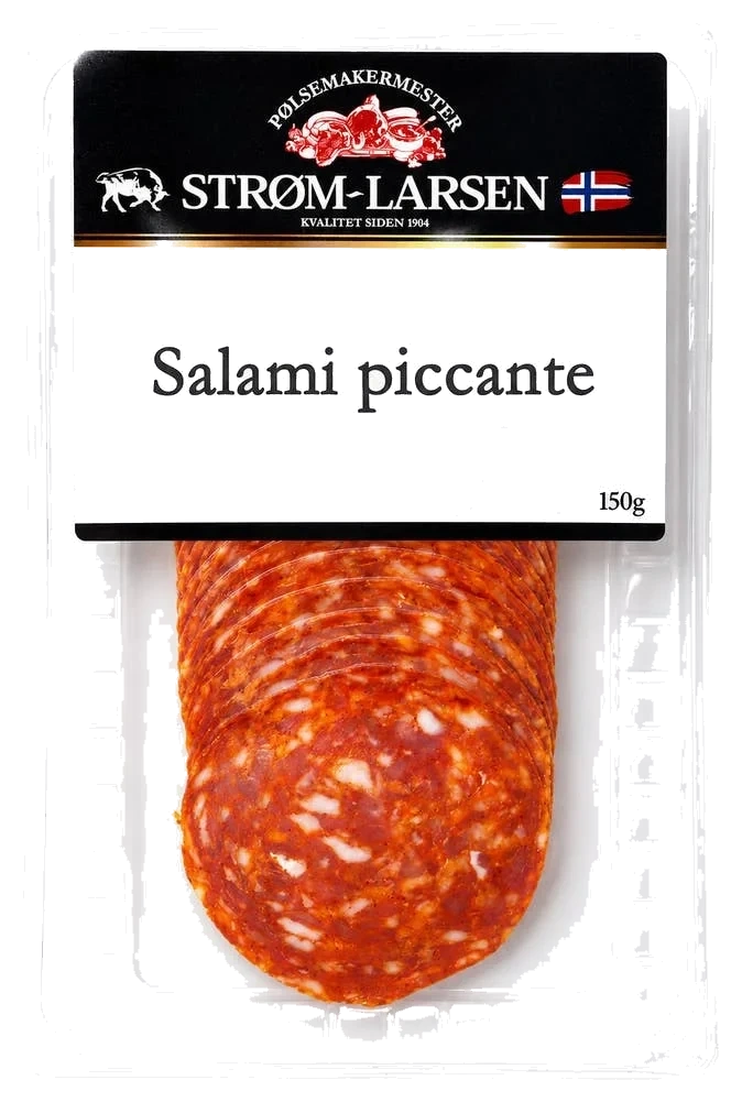 Salami piccante skivet