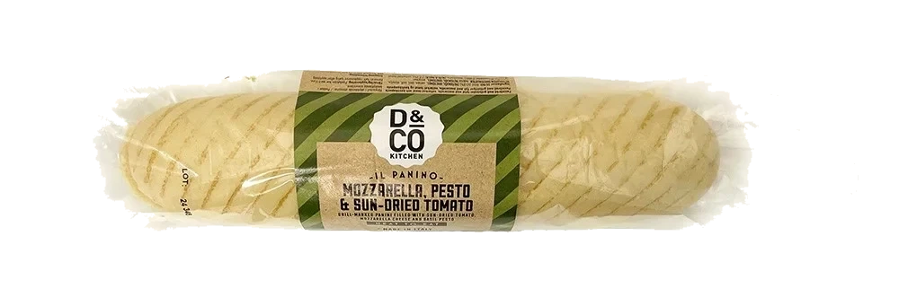 D&CO Mozzarella & Pesto Panini