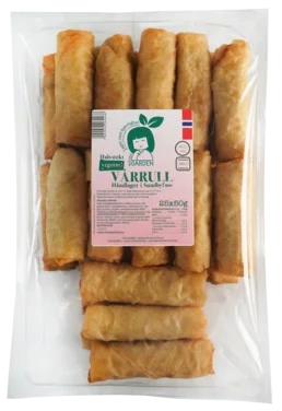 Norskproduserte Vårruller Vegetar Fylt med Tofu 25stk X 50g Frys