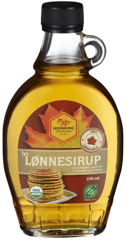 Honningcentralen Lys Lønnesirup Økologisk 236ml