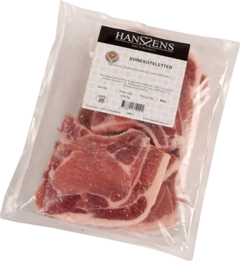 Svinekoteletter Ca.1kg Frys Hanssens