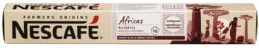 Nescafé Farmers Origins Africas Kapsler X10 55g