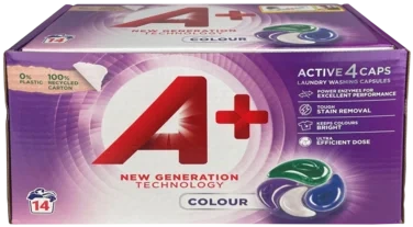 A+ Active 4 Color Caps 14stk