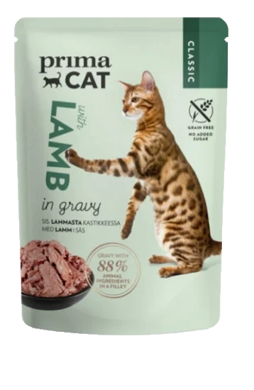 Prima Cat Lamb In Gravy 85g