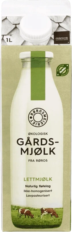 Økologisk Gårdsmjølk Fra Røros