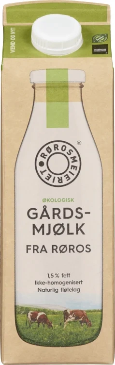 Økologisk Gårdsmjølk Fra Røros