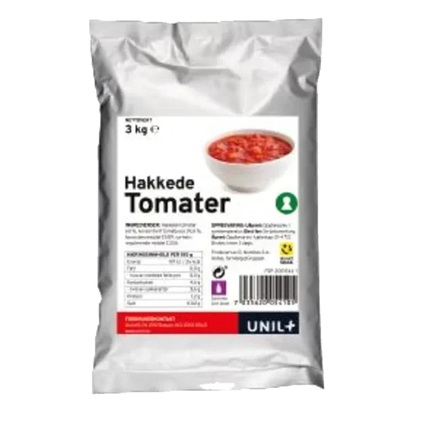 Tomater Hakkede 3kg Unil+
