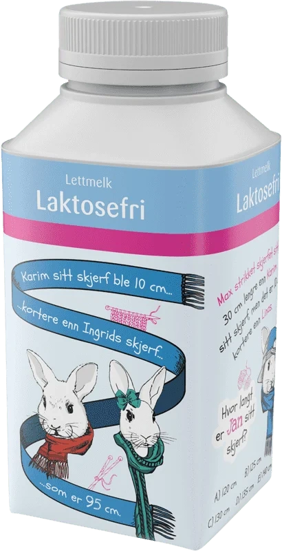 Tinemelk Lett 0,5% 1/4l Tine