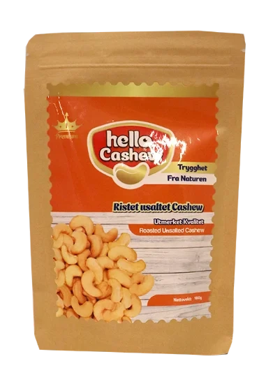 Cashew Ristet Usaltet Premium 160g