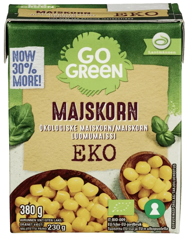 GoGreen Mais Økologisk 380g