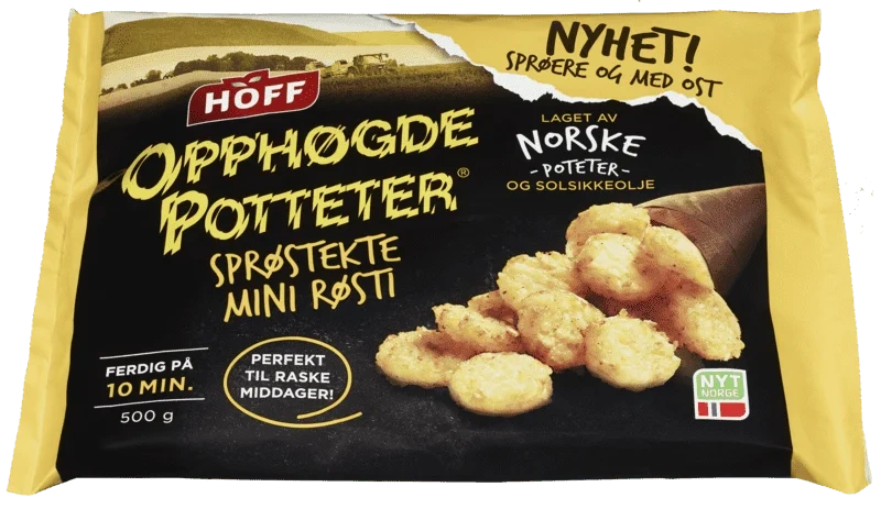 Hoff Opphøgde Potteter Mini-Røsti 500g